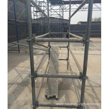 Professional punched stainless steel scaffolding ladder plank machine